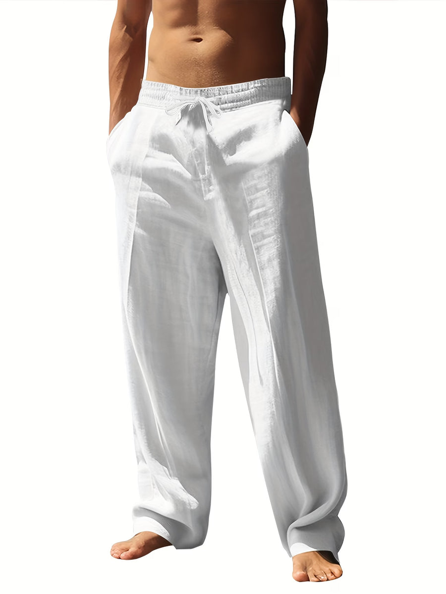 Linnen Broek Wit